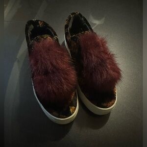 Velvet sneakers